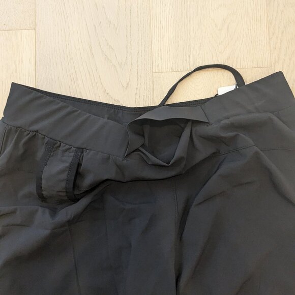 ASRV Sportswear Ultralight 5" high split liner short, black/black, large, mens. - Picture 8 of 8